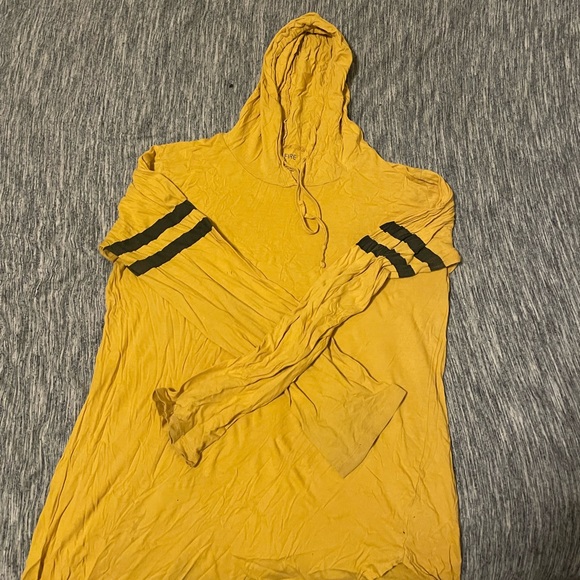 Yellow Shirt With Hoodie - Picture 1 of 4